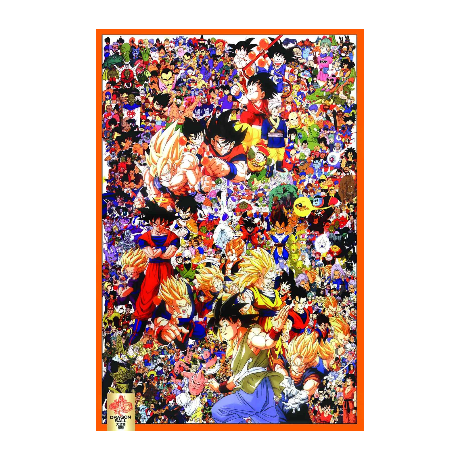 Epic Dragon Ball Z Collage Wall Art
