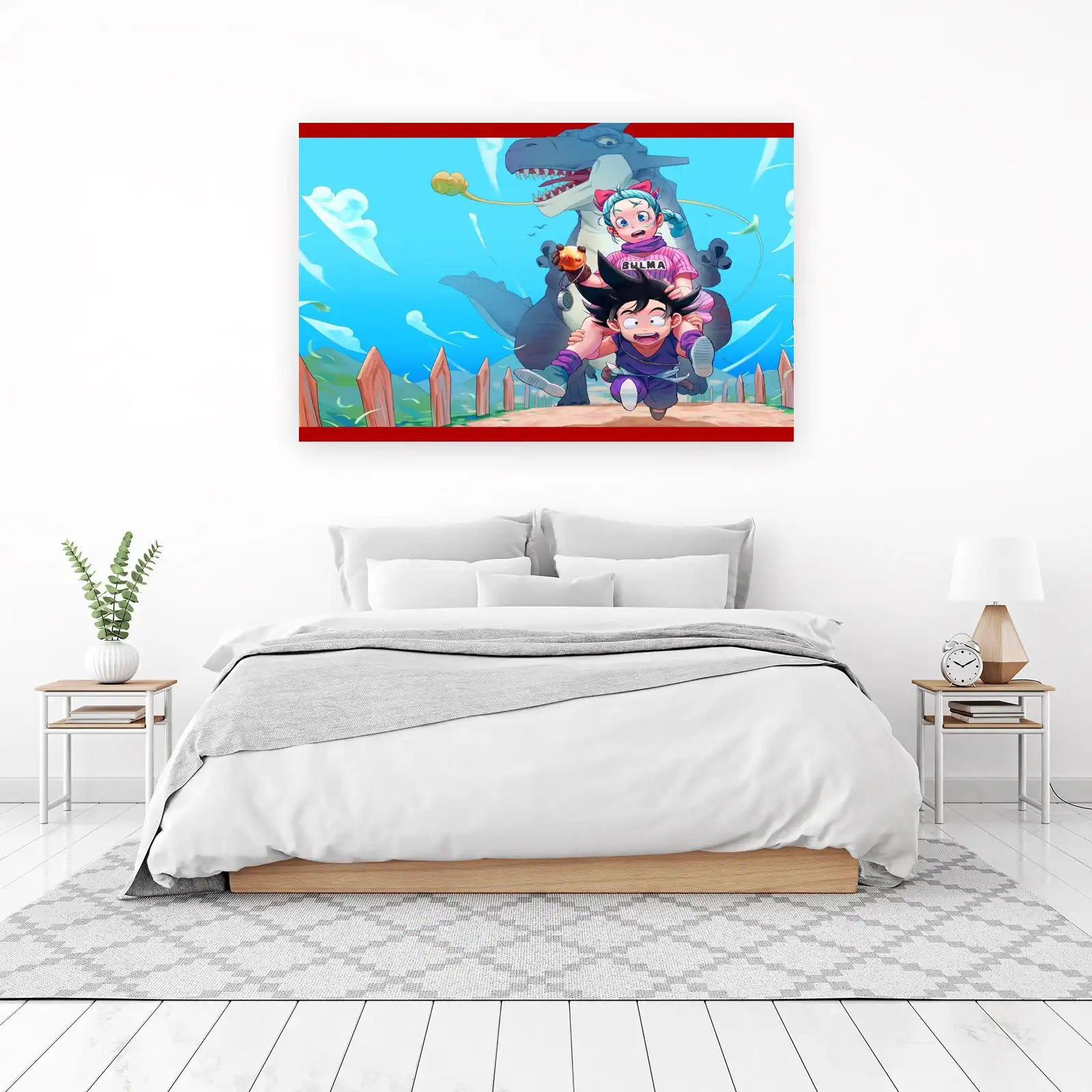 Goku & Bulma Adventure Dragon Ball Wall Art