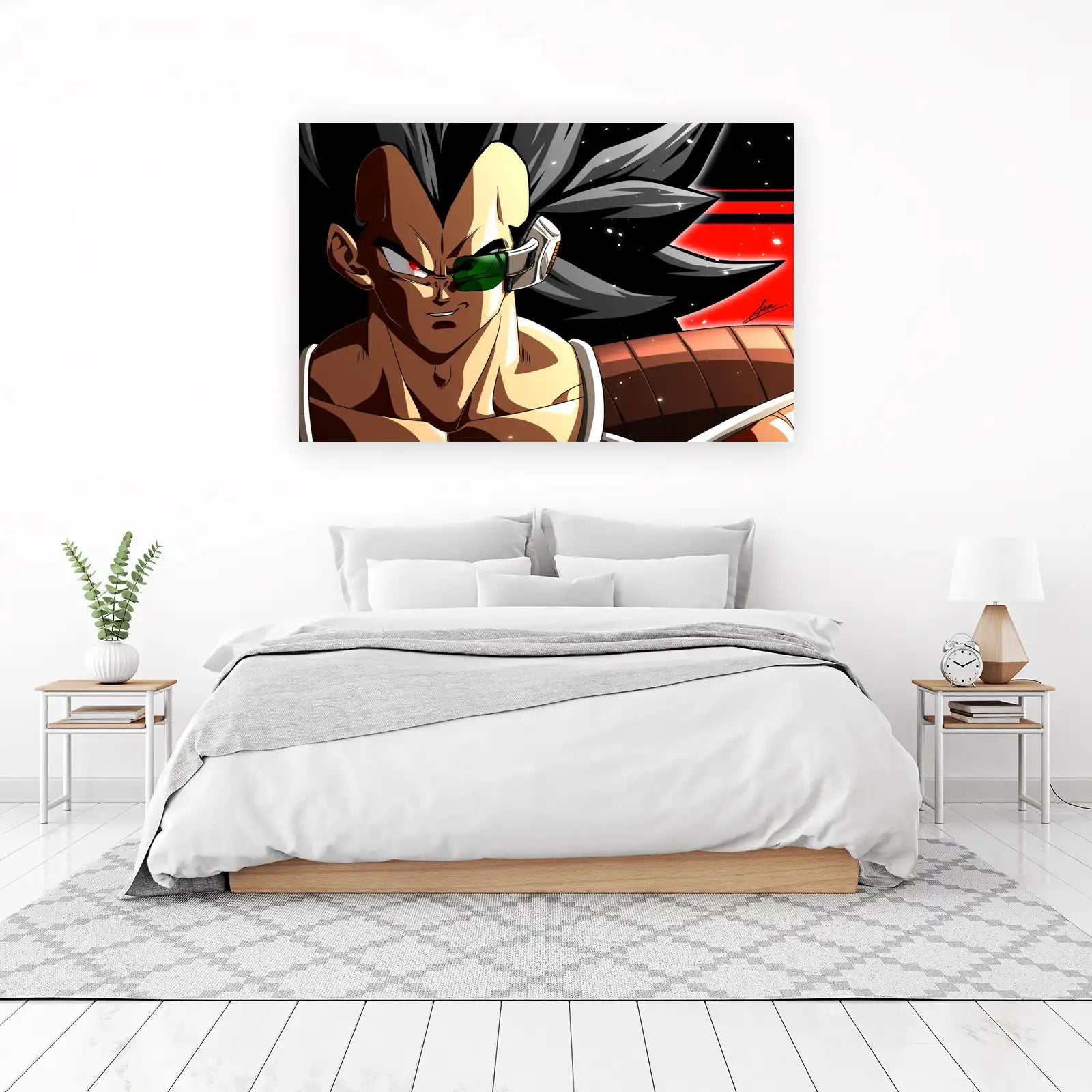 Intense Raditz Dragon Ball Z Wall Art