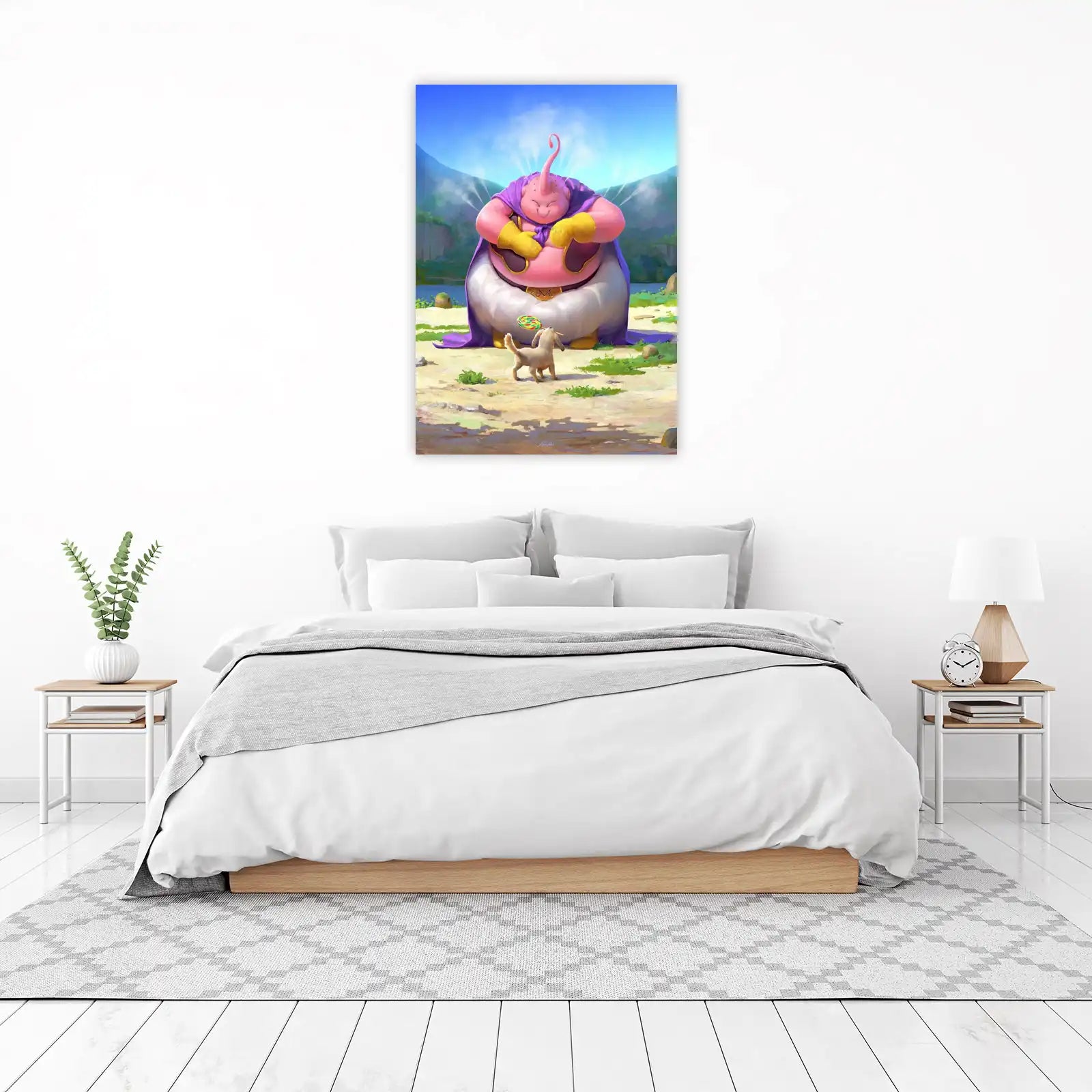 Majin Buu & Puppy Sweet Moment Wall Art