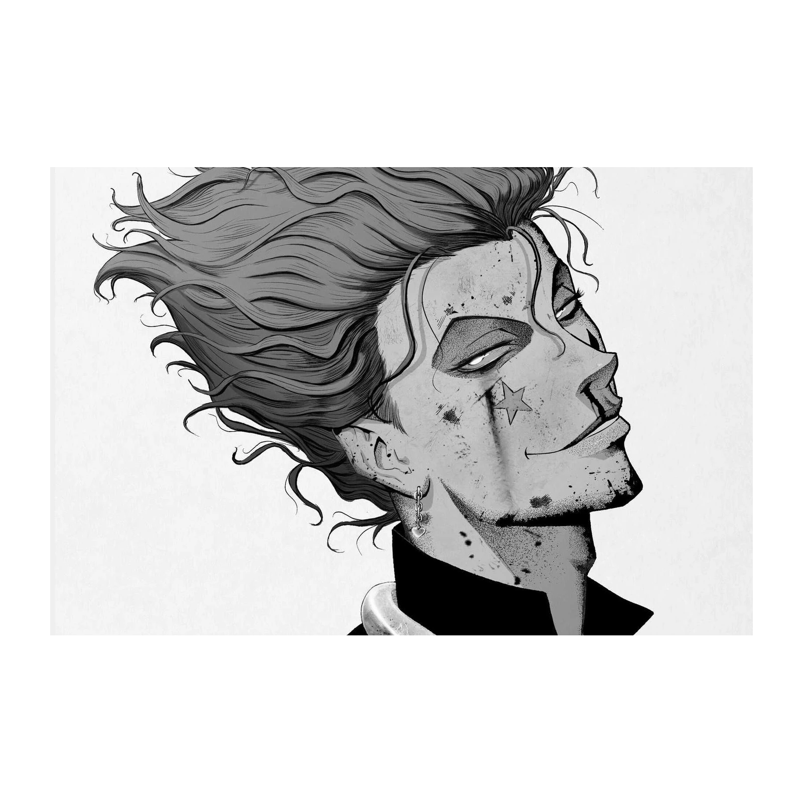 Hisoka Morow Manga Style Wall Art Wall Art