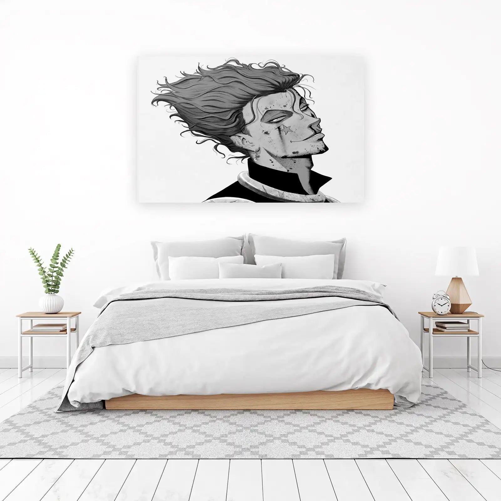 Hisoka Morow Manga Style Wall Art Wall Art
