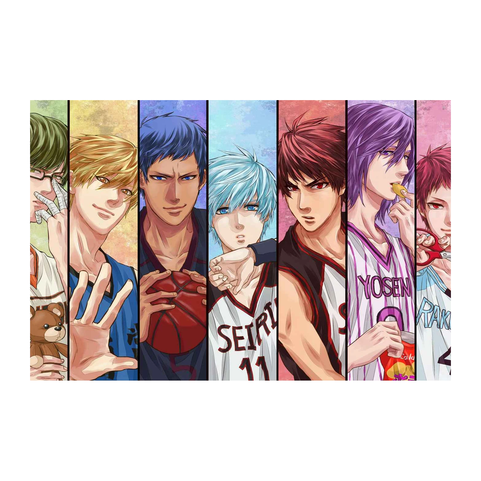 Kuroko's Basketball Stars Wall Art