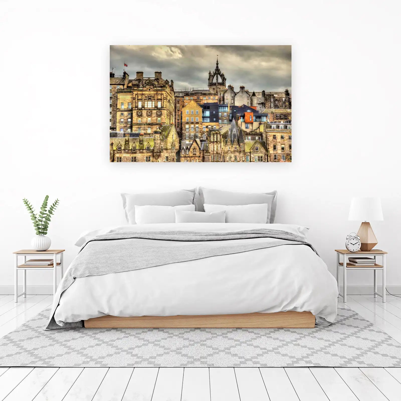Edinburgh Cityscape Historic Buildings Wall Art