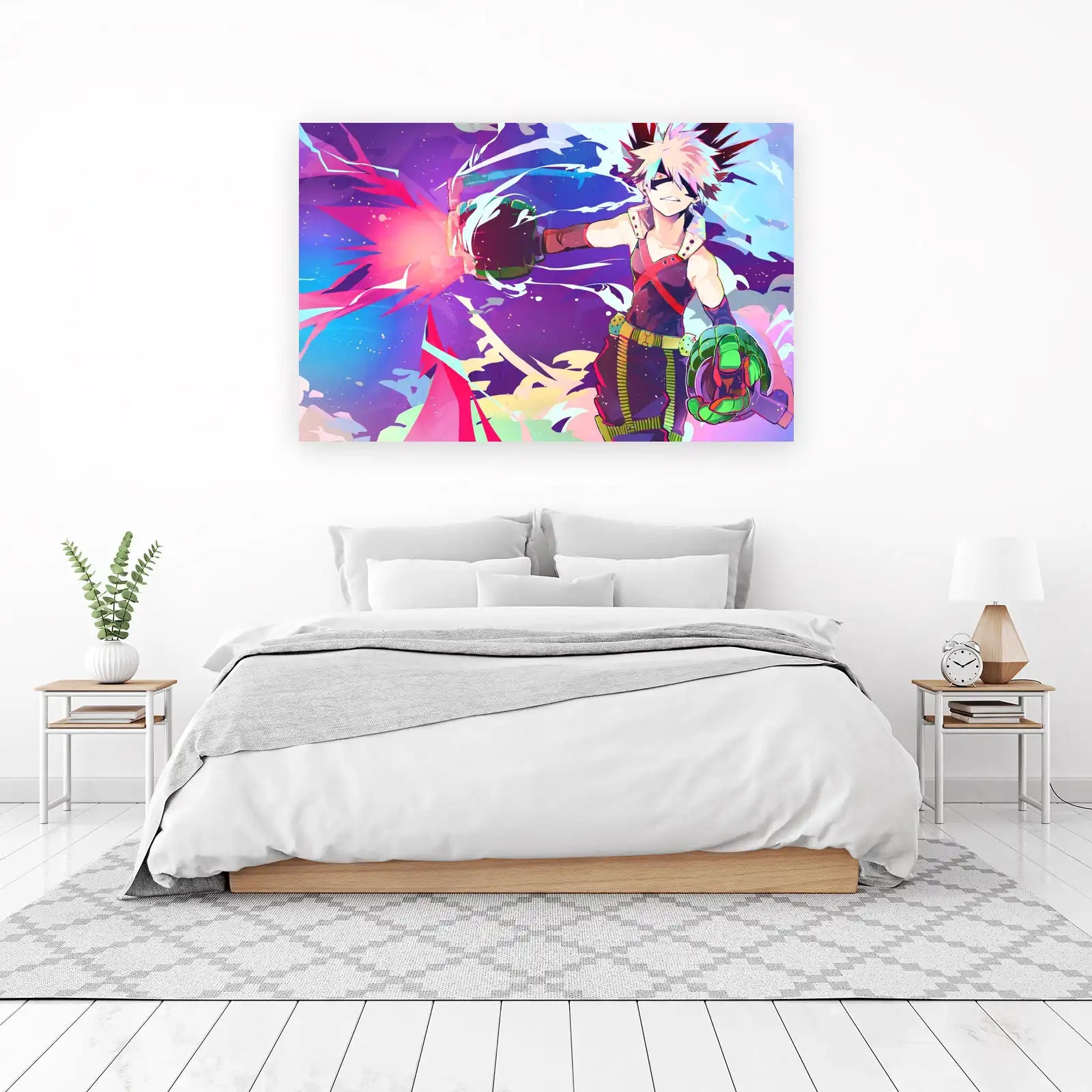 Explosive Dynamism Anime Poster Wall Art