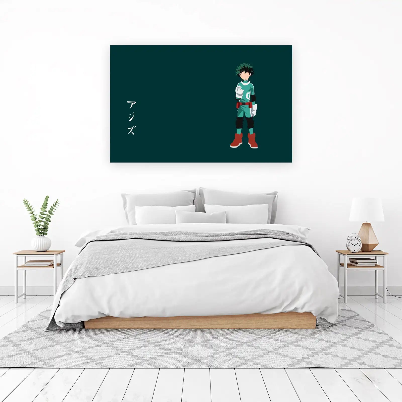 Deku Minimalist Anime Wall Art