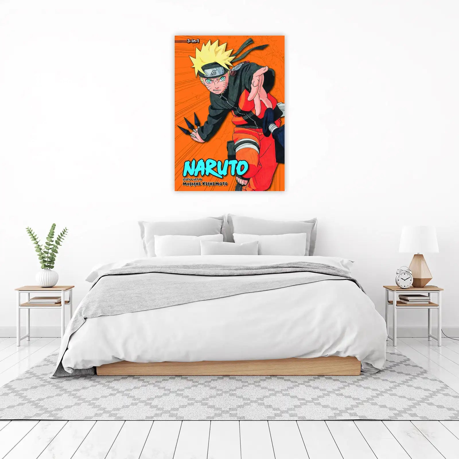 Dynamic Naruto Uzumaki Action Wall Art