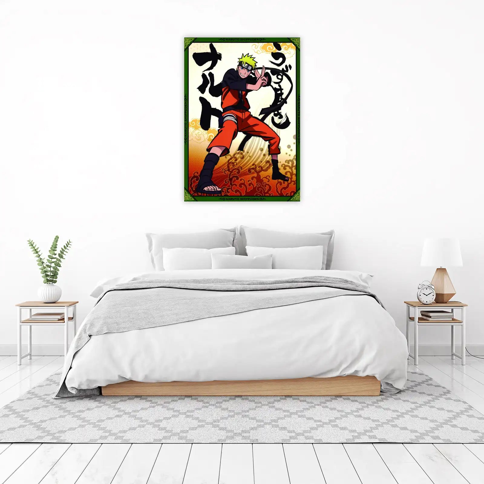 Naruto Shippuden Dynamic Pose Wall Art