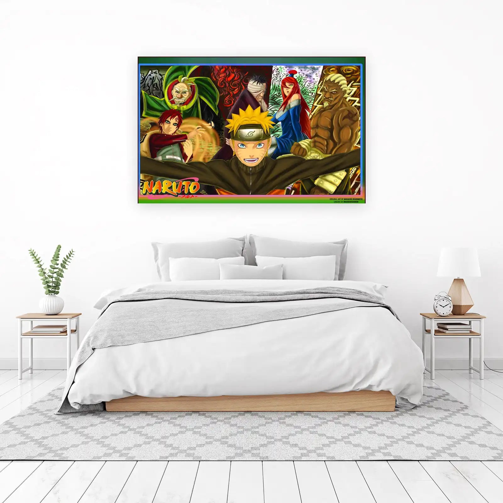 Naruto Anime Epic Lineup Wall Art