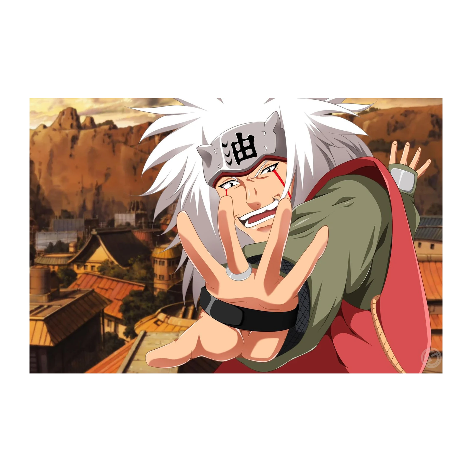 Jiraiya "The Toad Sage" Naruto Wall Art