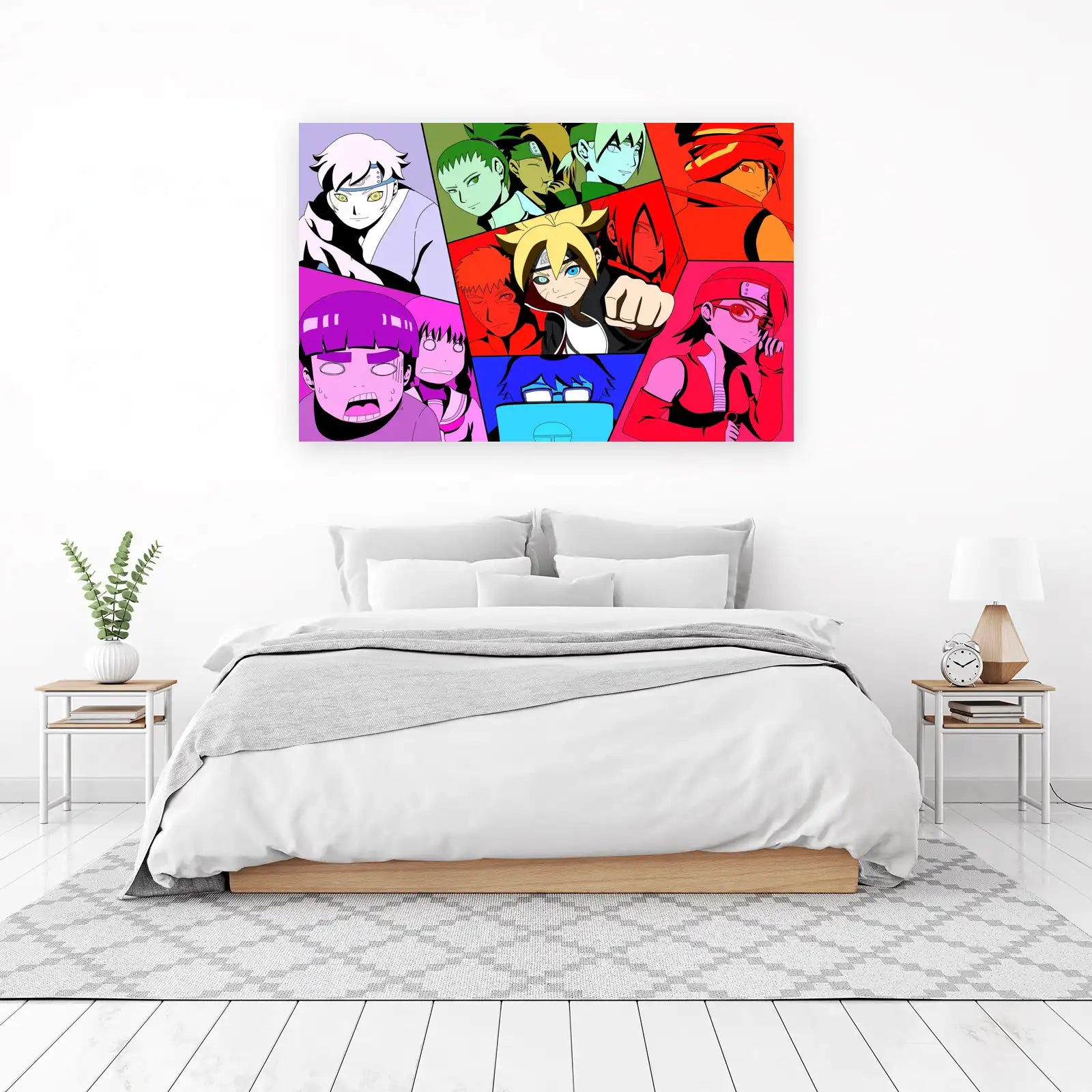 Boruto Anime Collage Wall Art