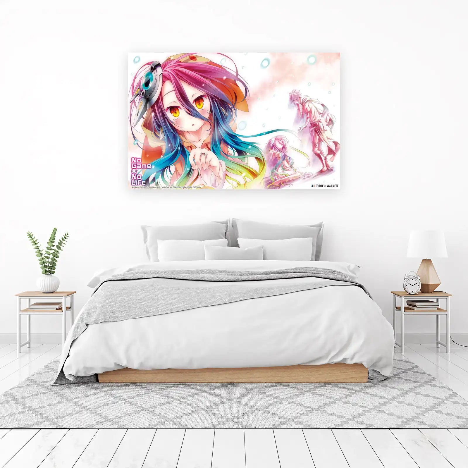No Game No Life Shiro & Sora Anime Wall Art