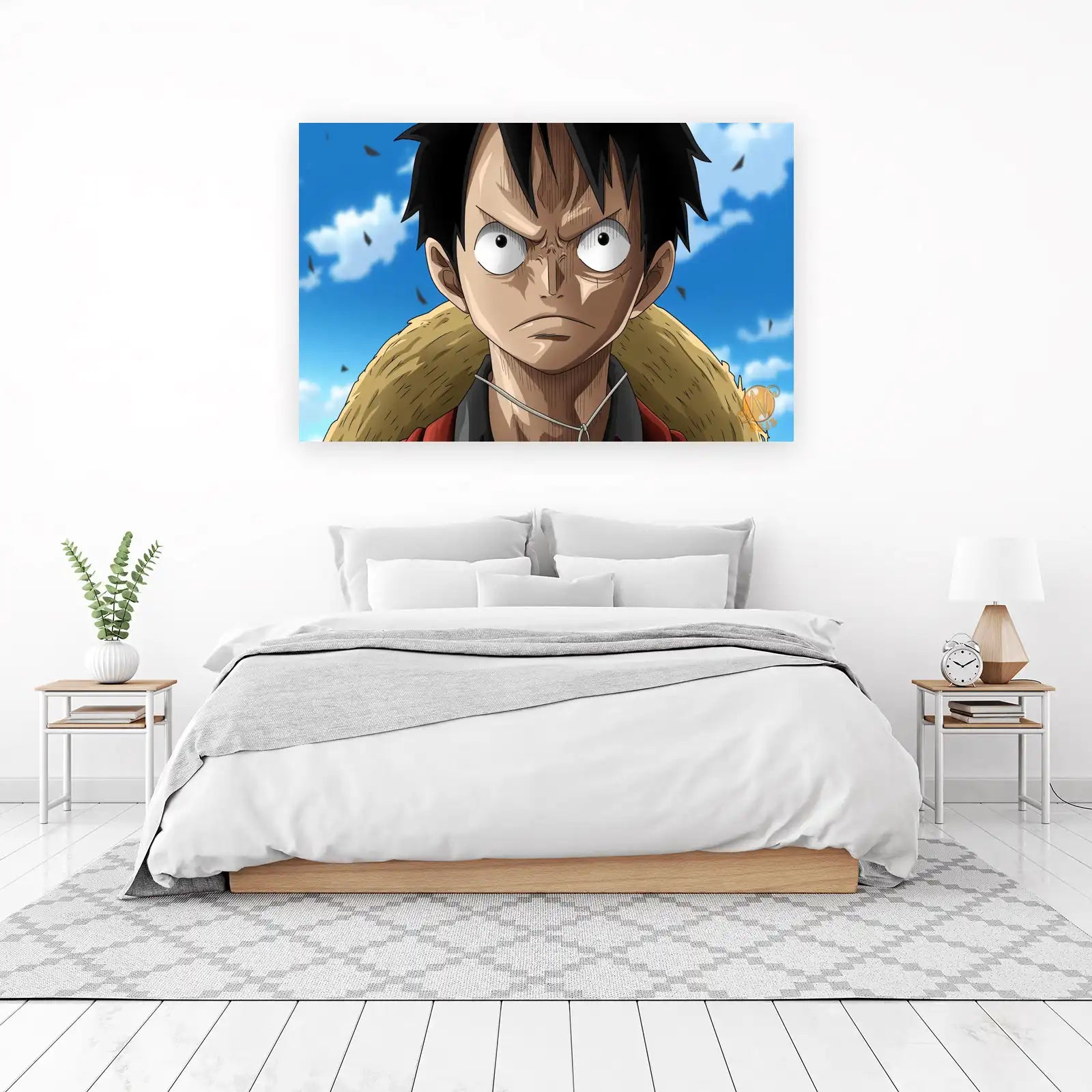 Determined Luffy Anime Wall Art