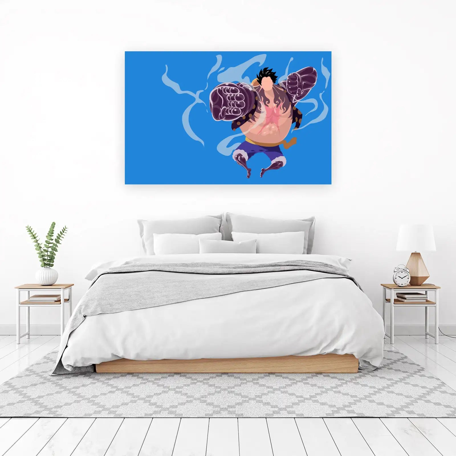 Anime King Luffy Gear Fourth Wall Art