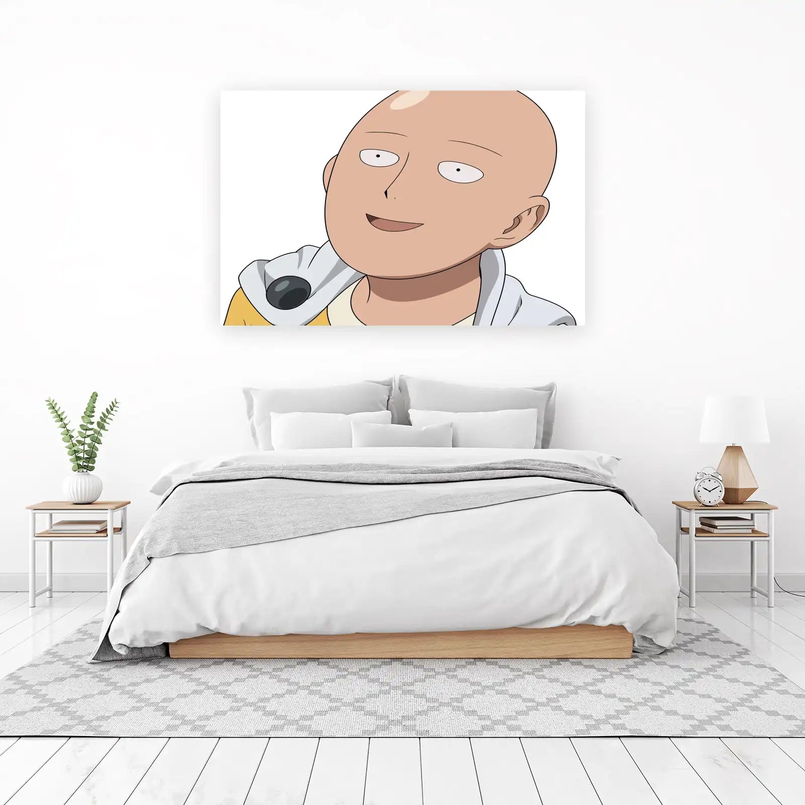 Saitama "One Punch Man" Anime Wall Art