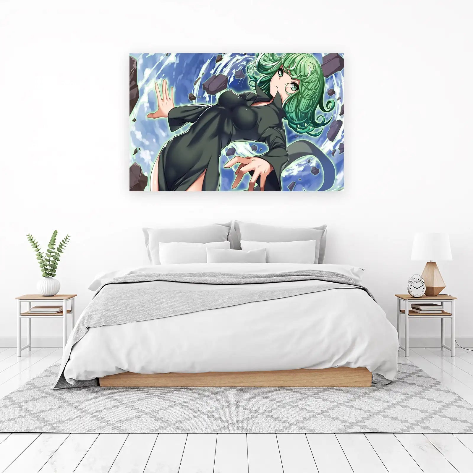Tatsumaki Psychic Power Anime Wall Art