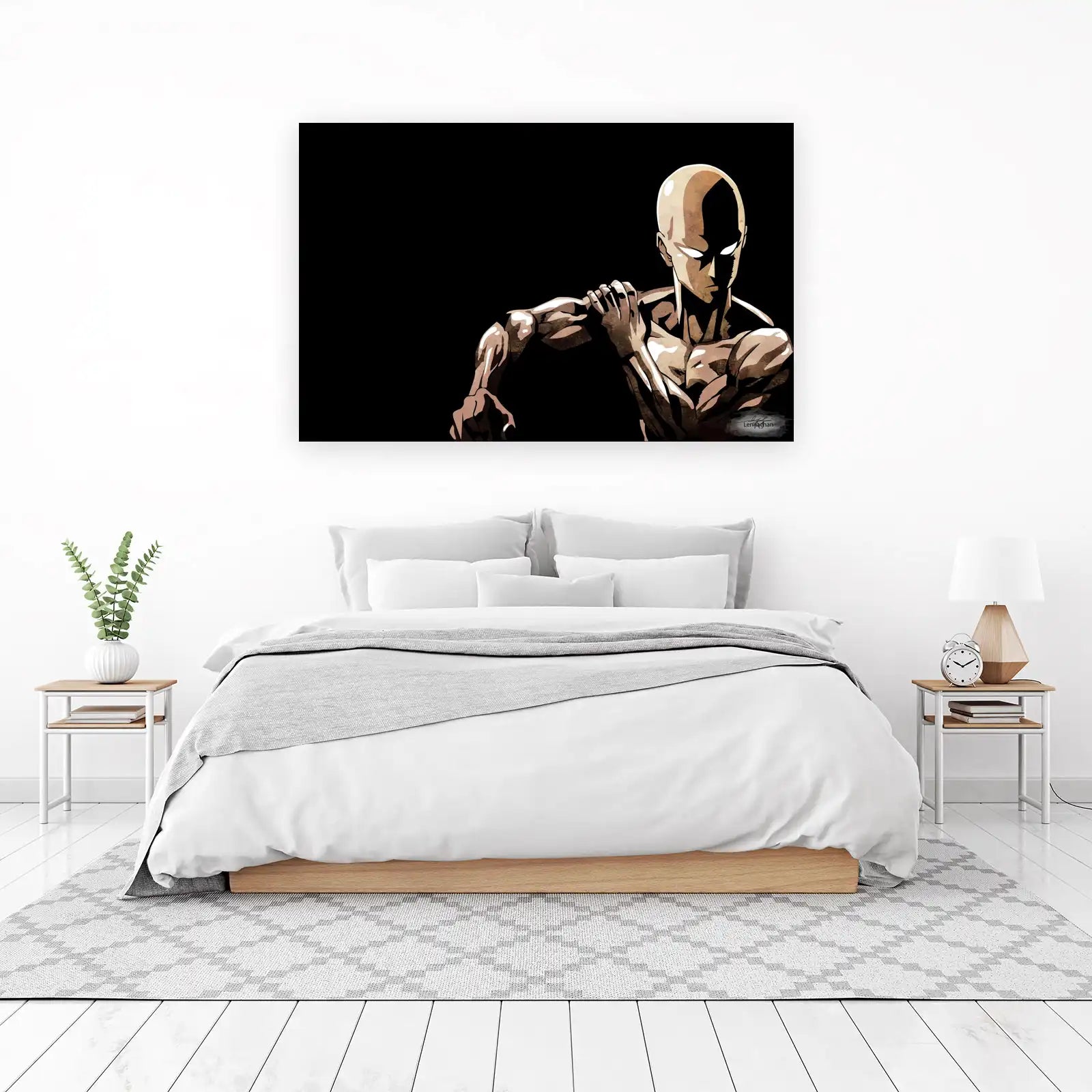 Heroic Monk Anime Wall Art