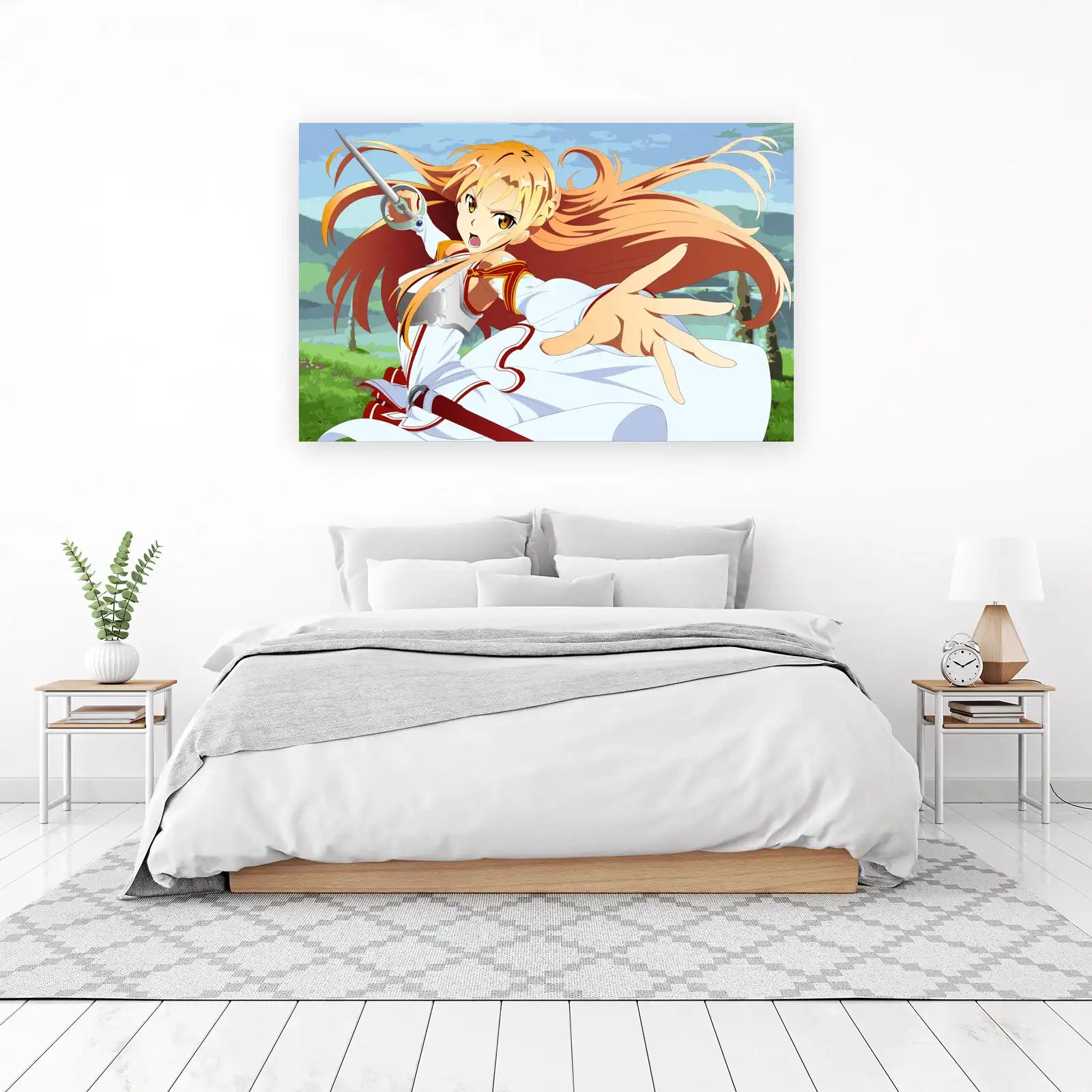 Asuna Anime Sword Art Online Wall Art