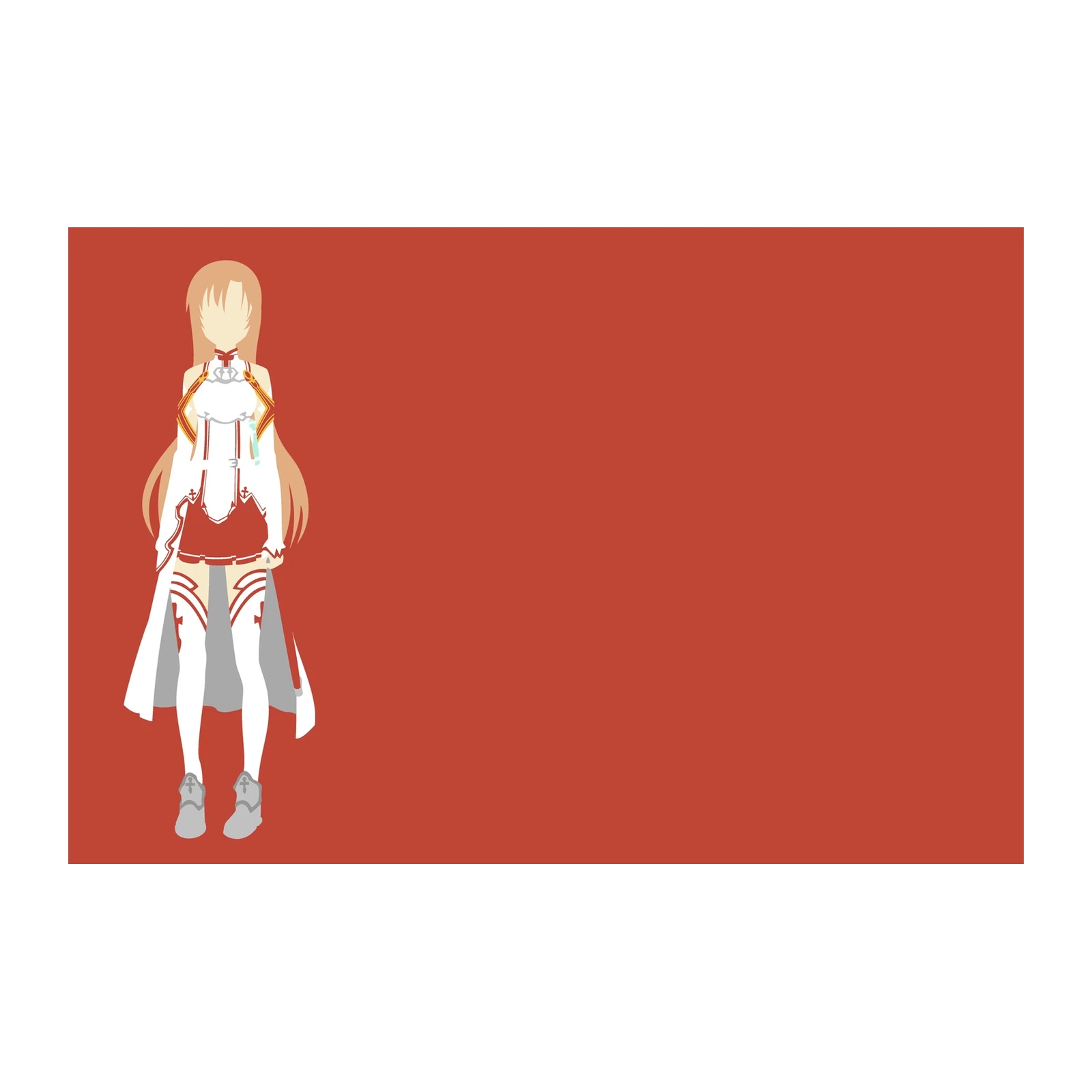 Asuna Sword Art Online Minimalist Wall Art
