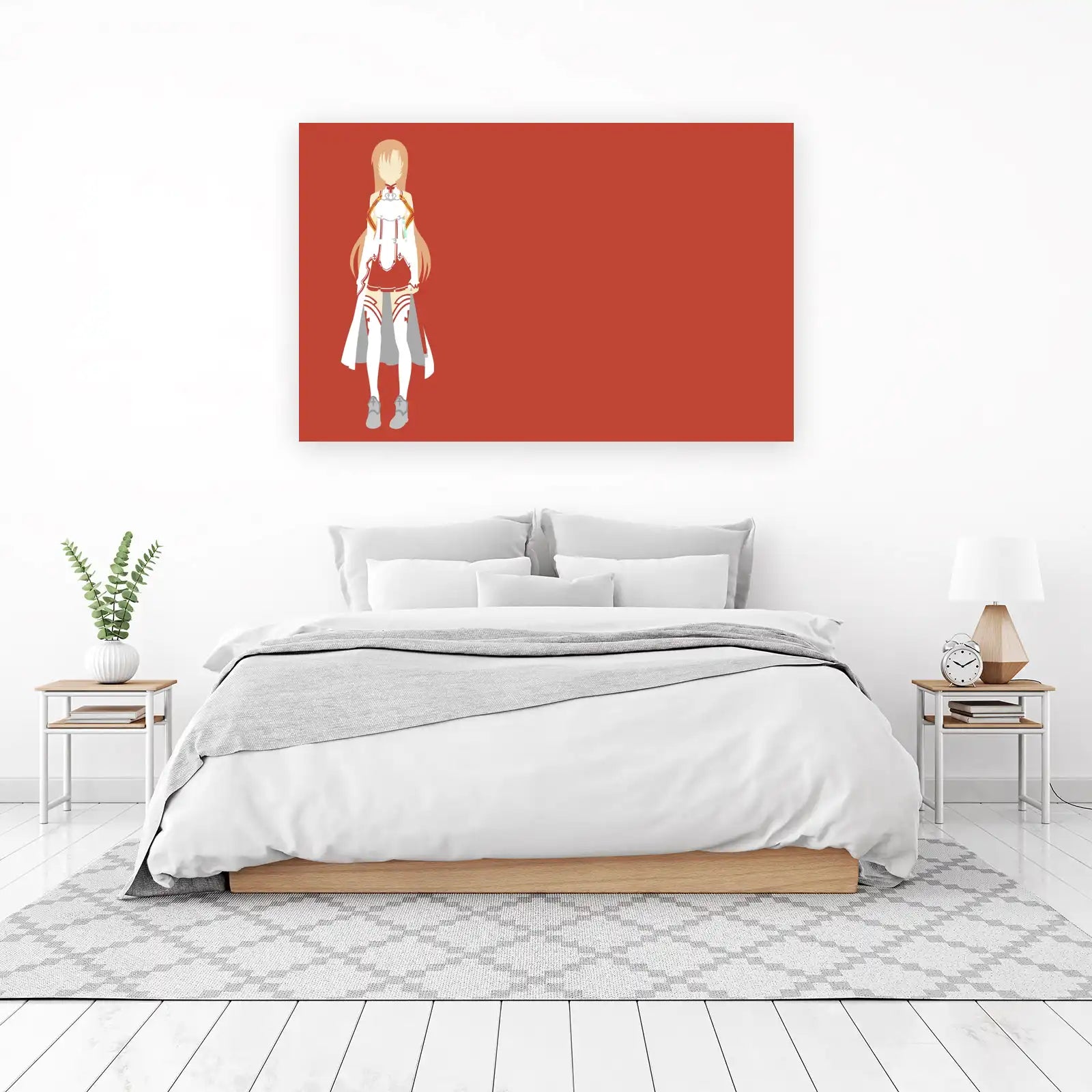 Asuna Sword Art Online Minimalist Wall Art