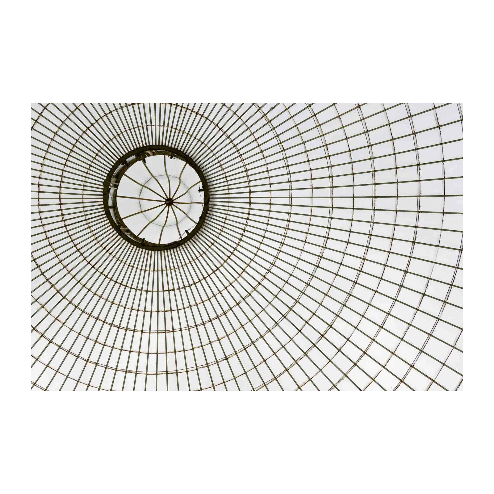 Geometric Dome Architecture Wall Art