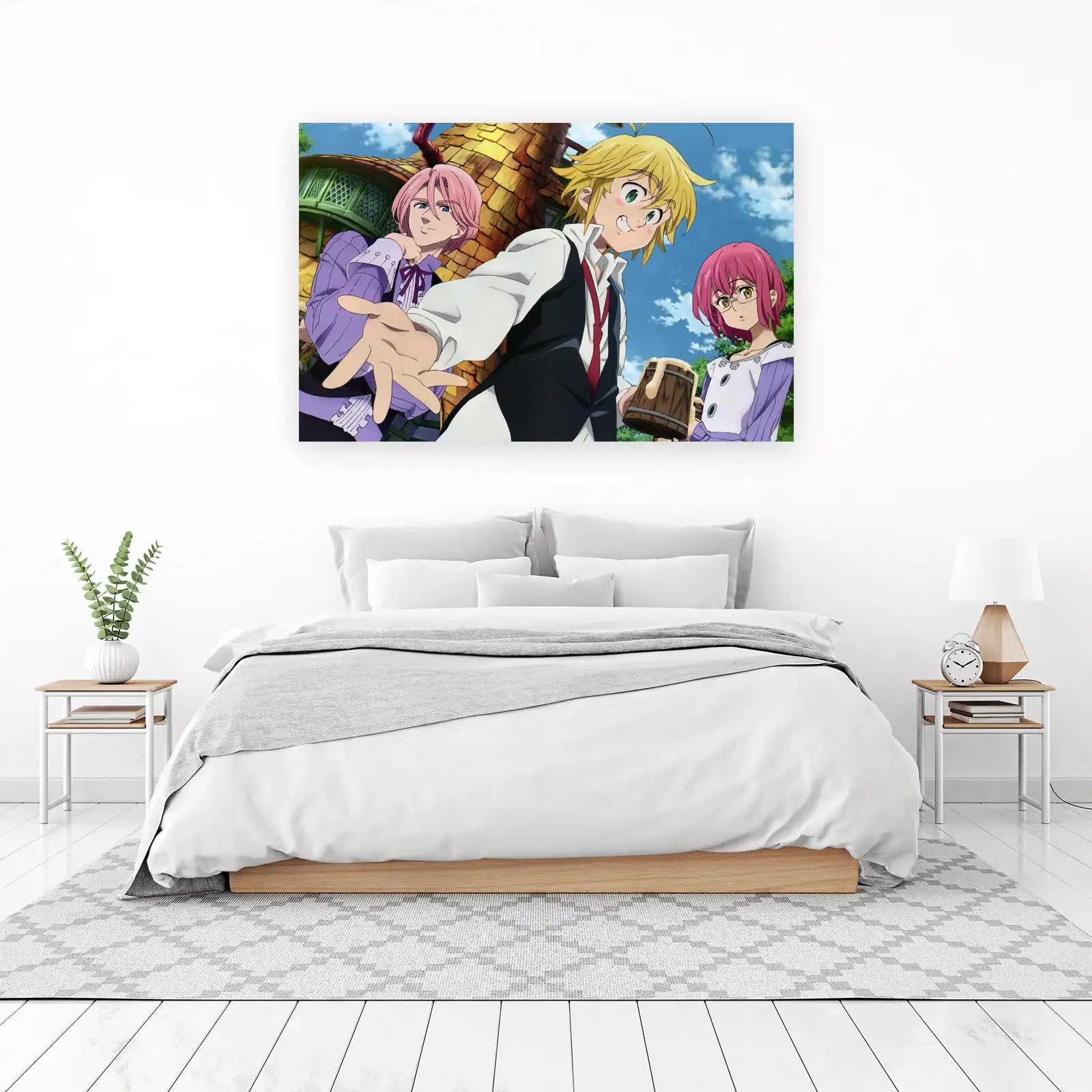 Seven Deadly Sins Characters Joyful Gathering Wall Art