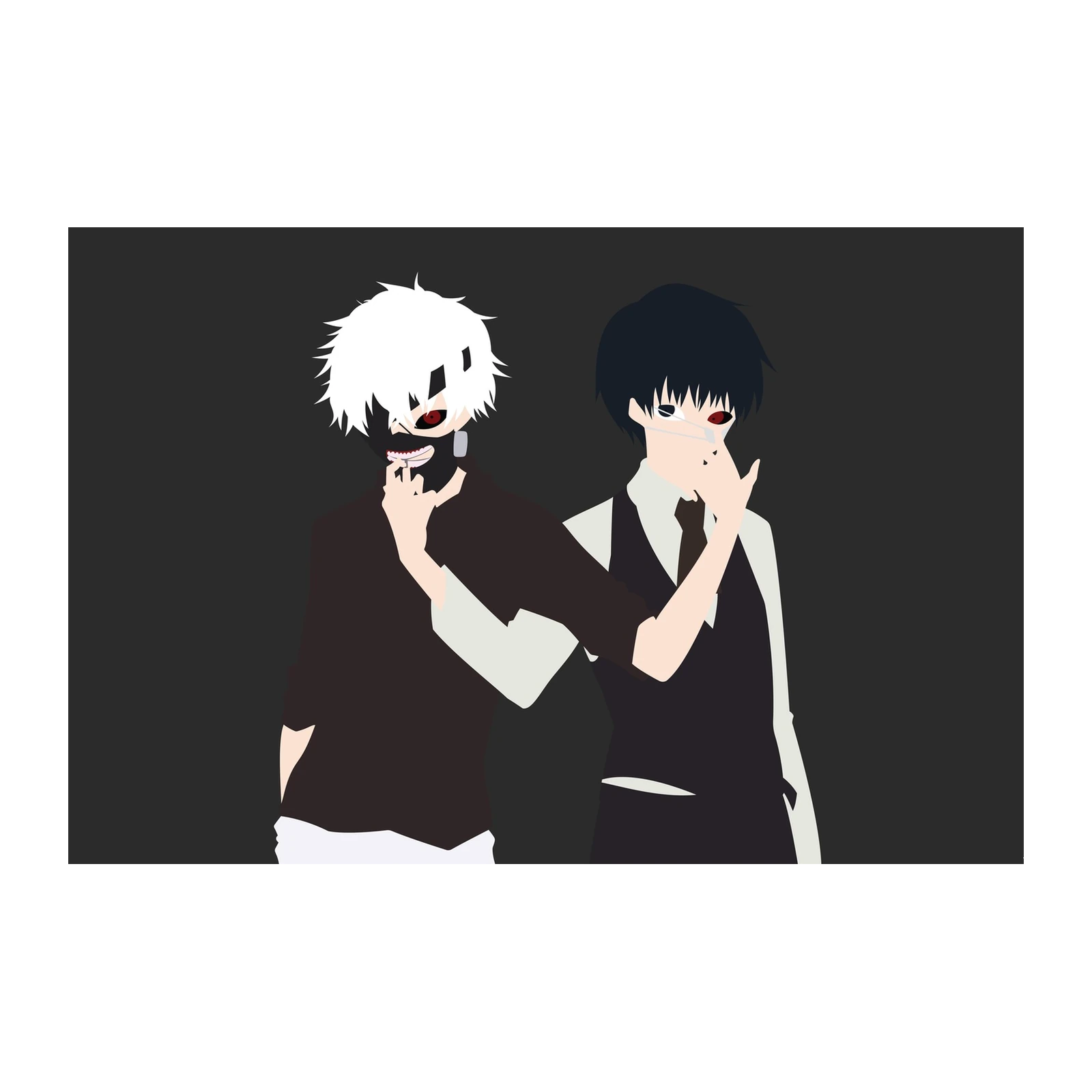 Anime Duo Dark Fashion Wall Art