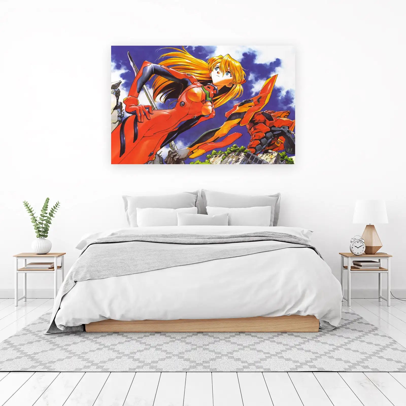 Asuka Langley Soryu Evangelion Wall Art