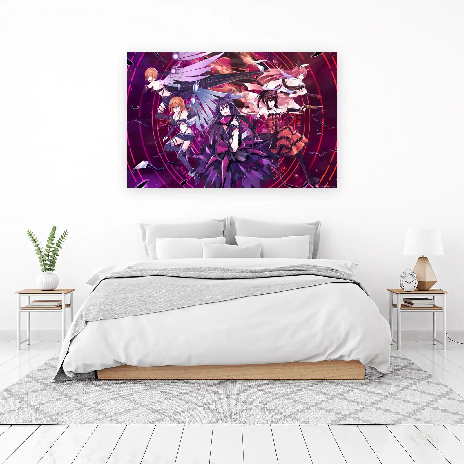 Anime Girls Epic Battle Wall Art