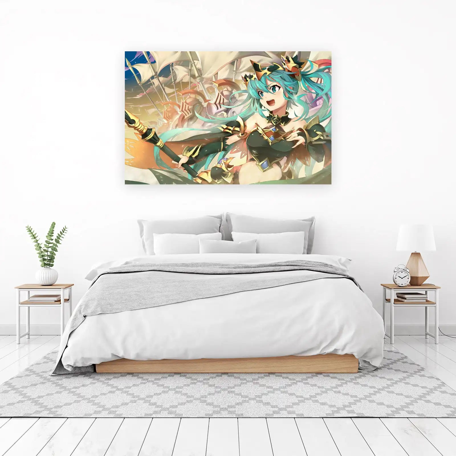 Anime Warrior Princess Battle Ready Wall Art