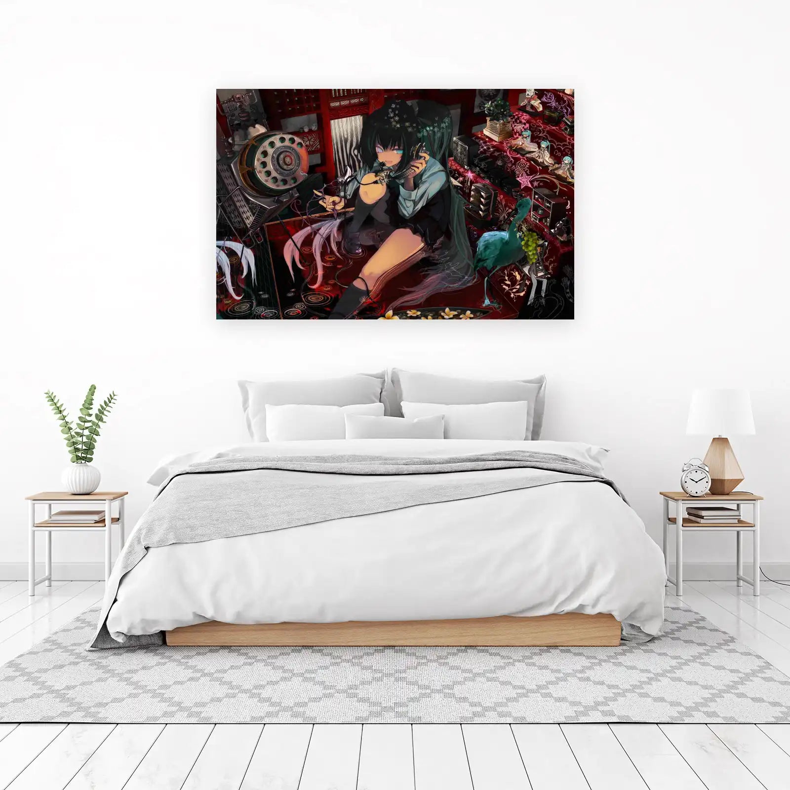 Anime Aesthetic Phone Girl Wall Art Wall Art
