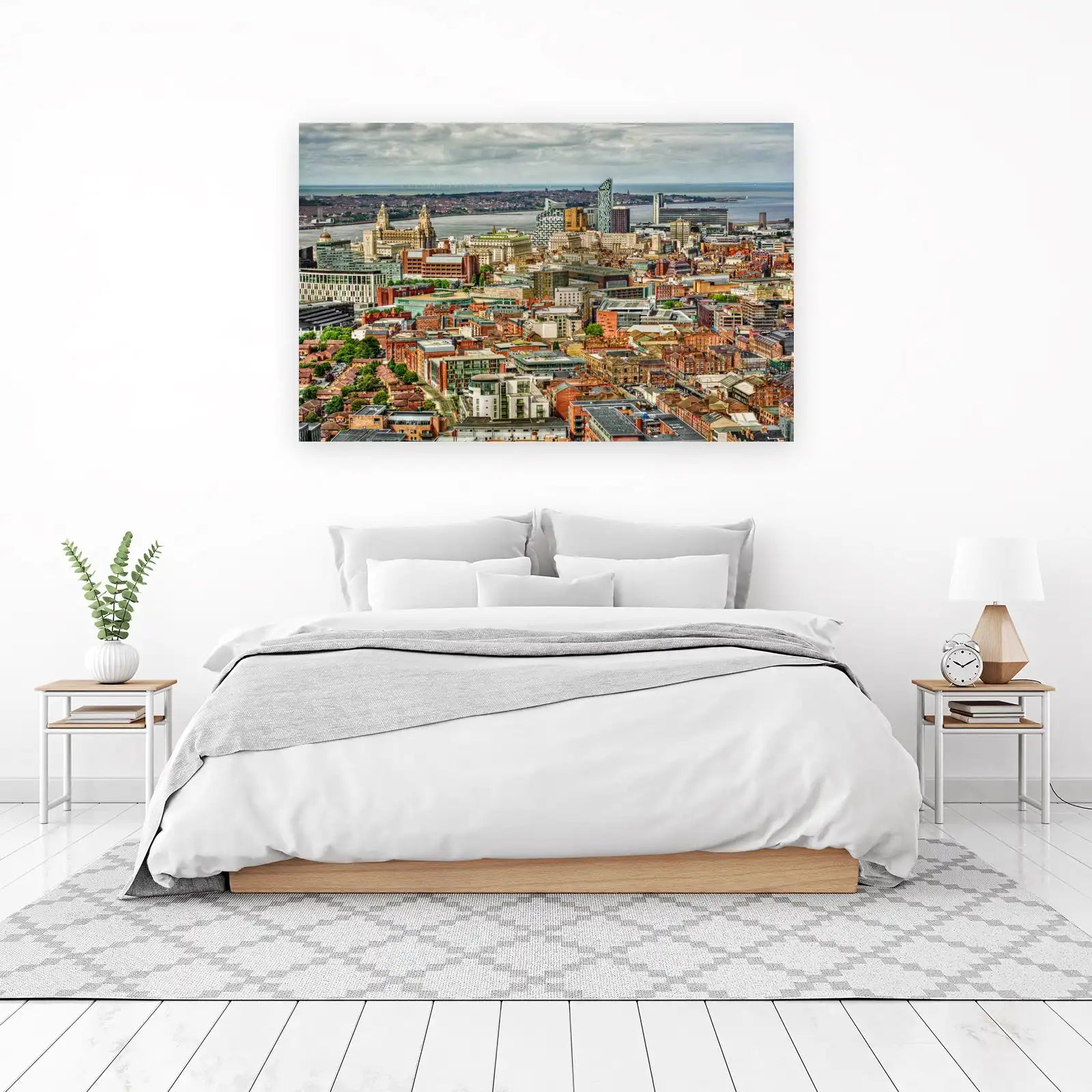 Liverpool Cityscape Panorama Wall Art