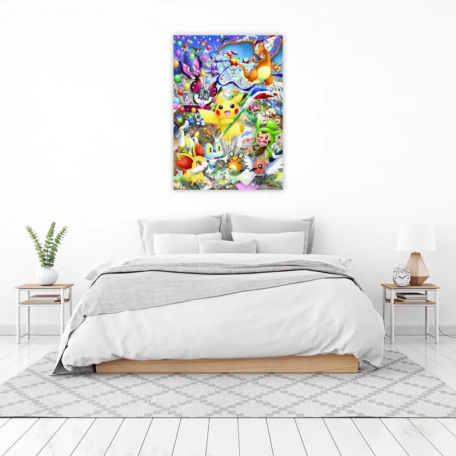 Vibrant Pokemon Art Celebration Wall Art