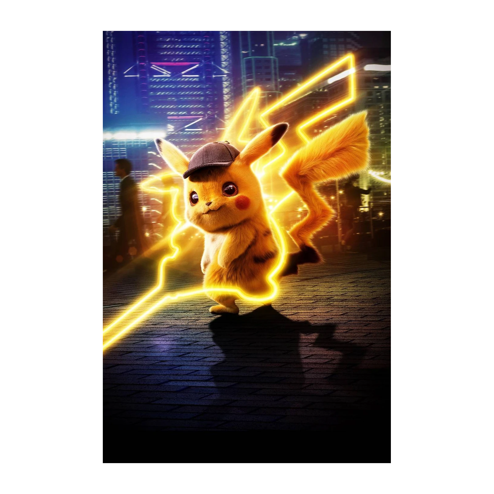 Detective Pikachu Electric Glow Wall Art