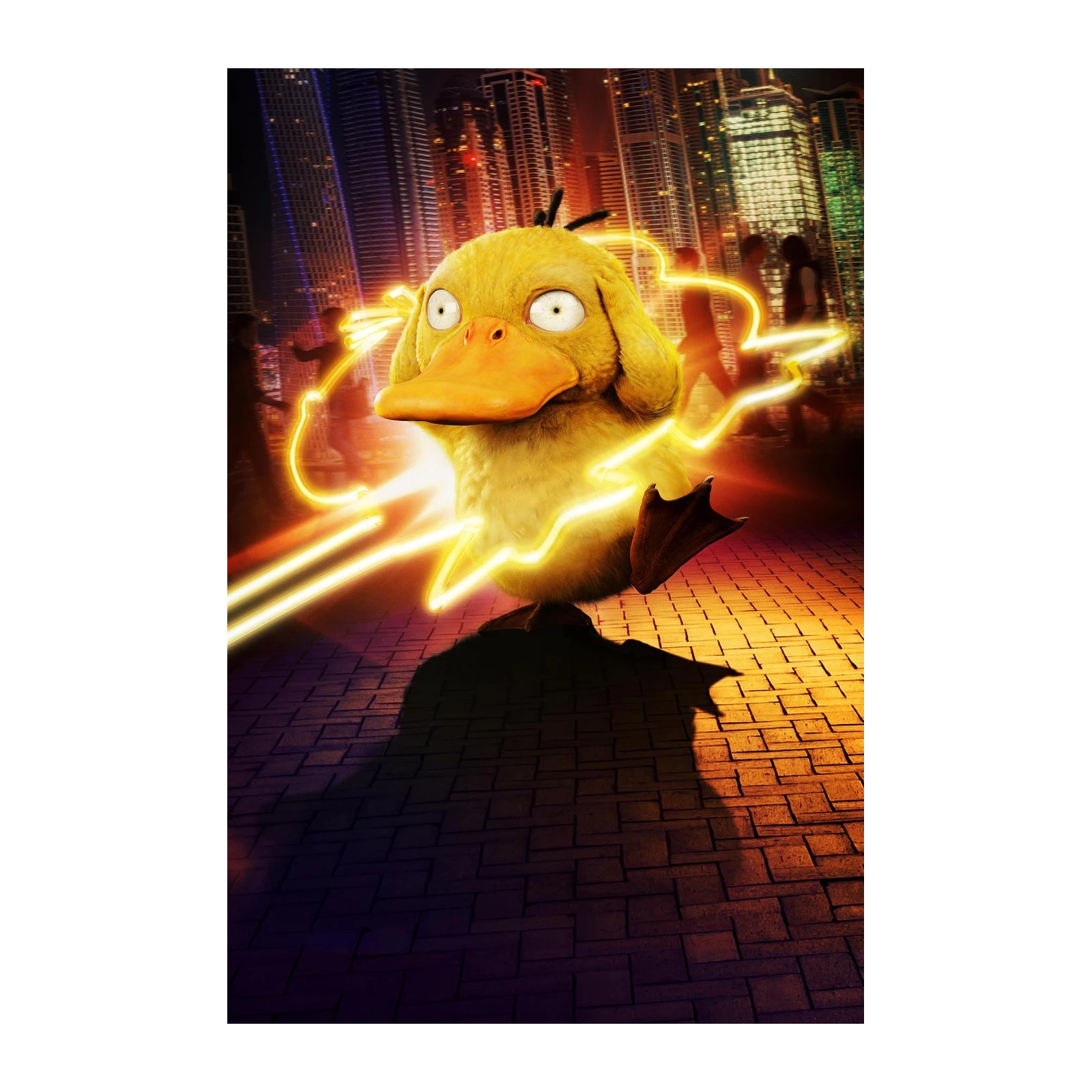 Psyduck City Adventure Wall Art