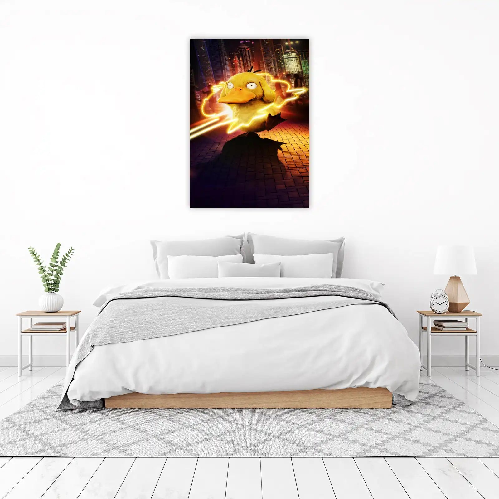 Psyduck City Adventure Wall Art