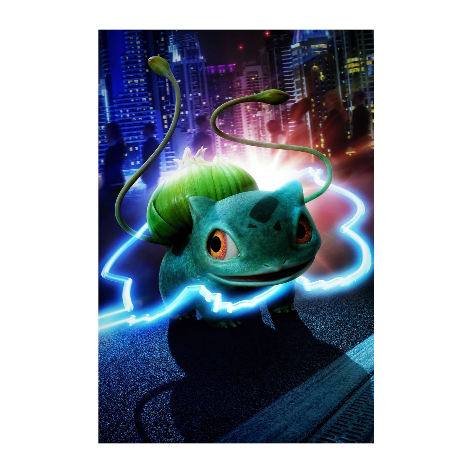 Bulbasaur Electric City Wall Art