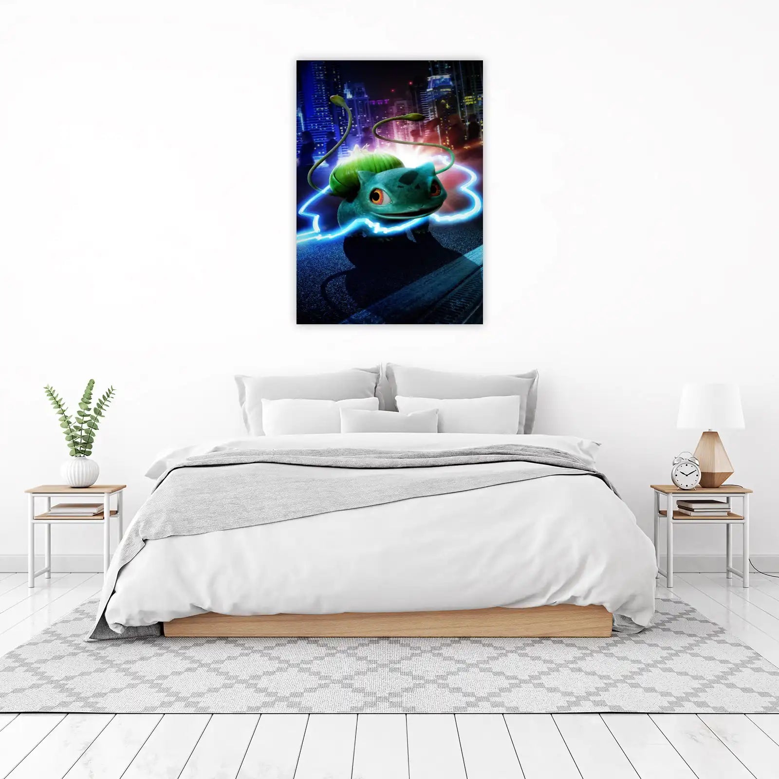 Bulbasaur Electric City Wall Art