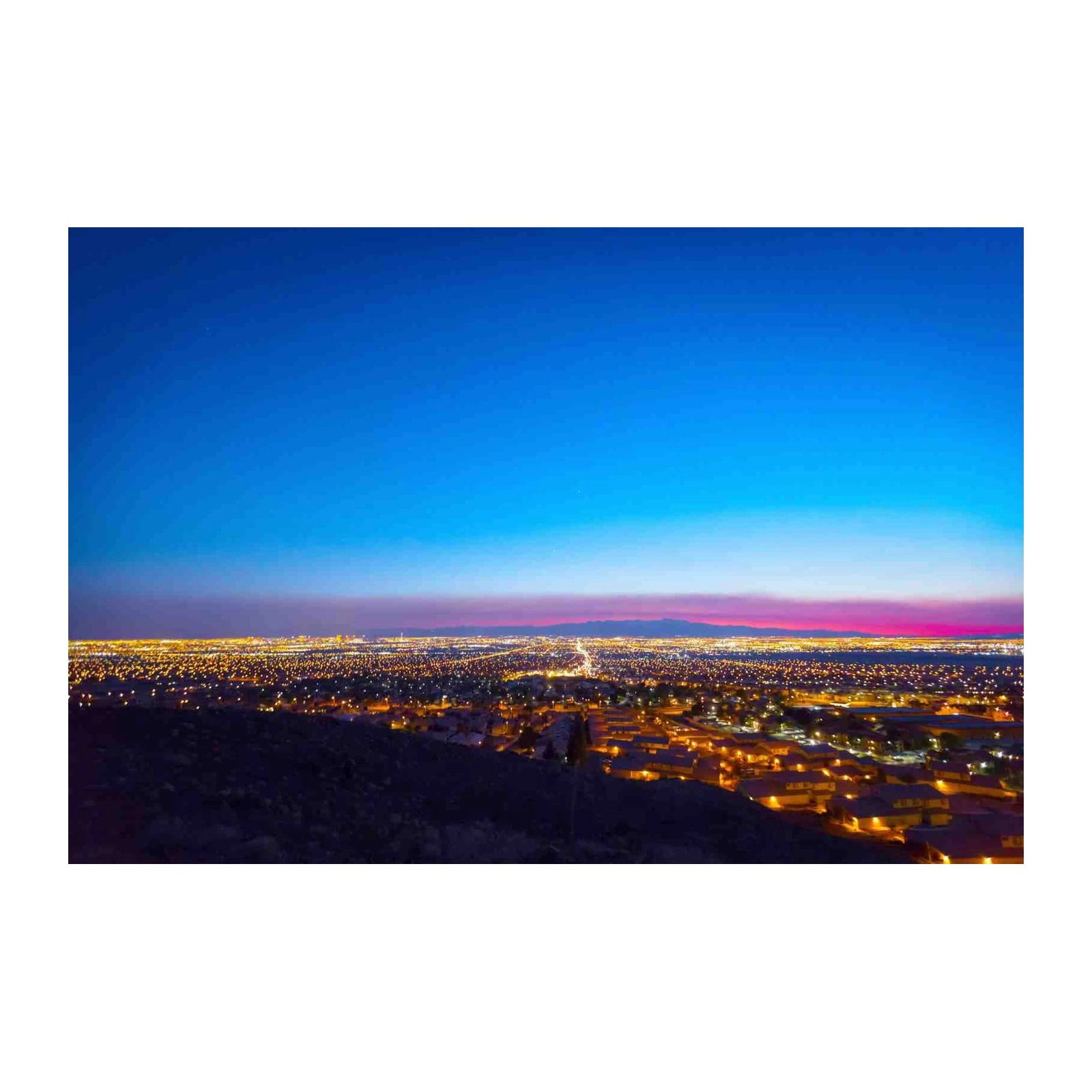 Twilight Cityscape Wall Art