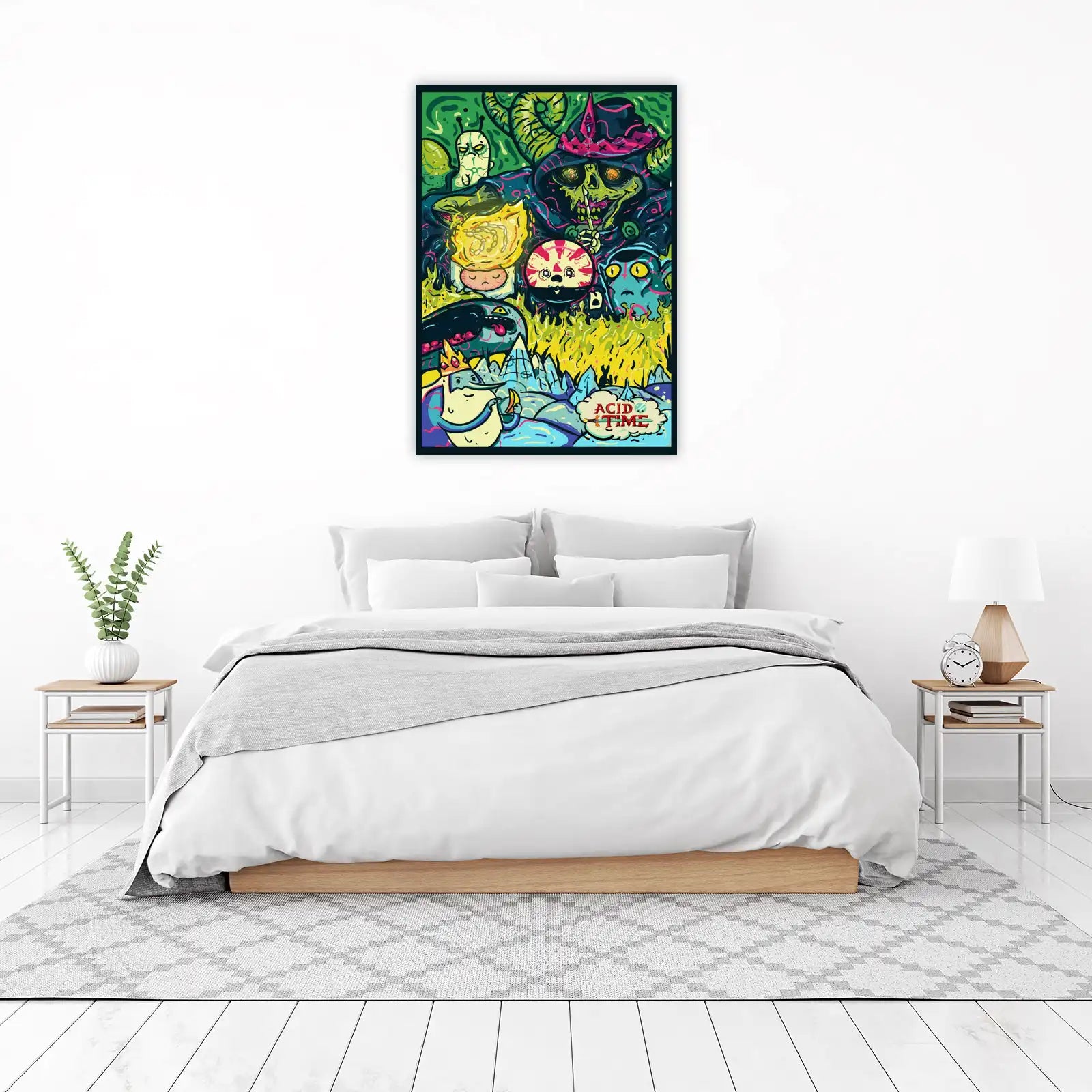 Psychedelic Adventure Time Wall Art
