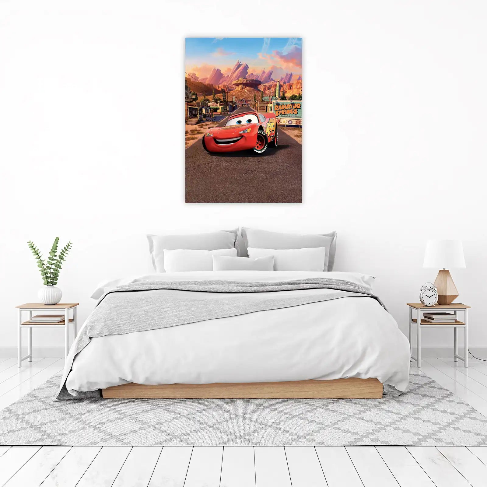 Lightning McQueen Radiator Springs Wall Art