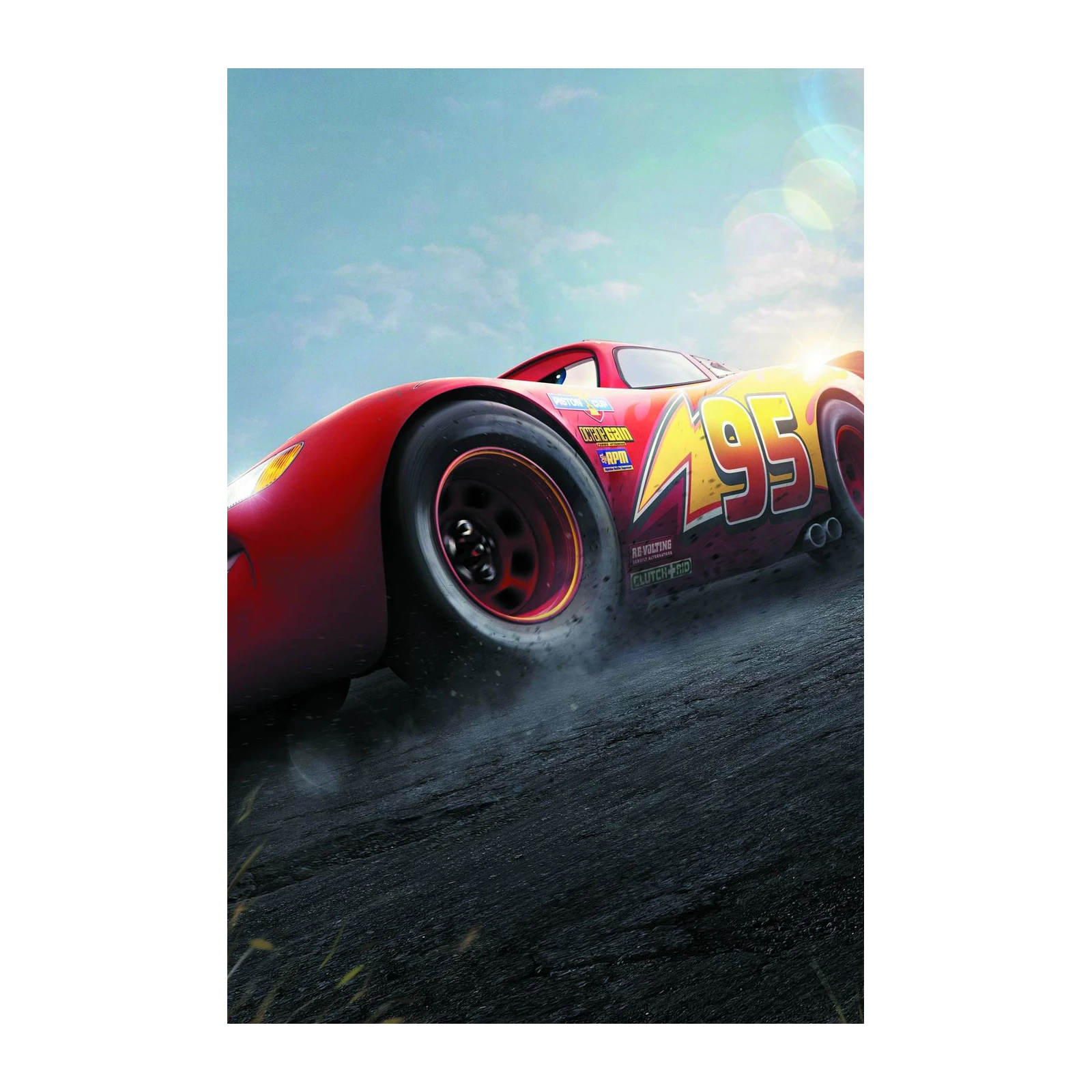 Lightning McQueen "95" Speed Wall Art