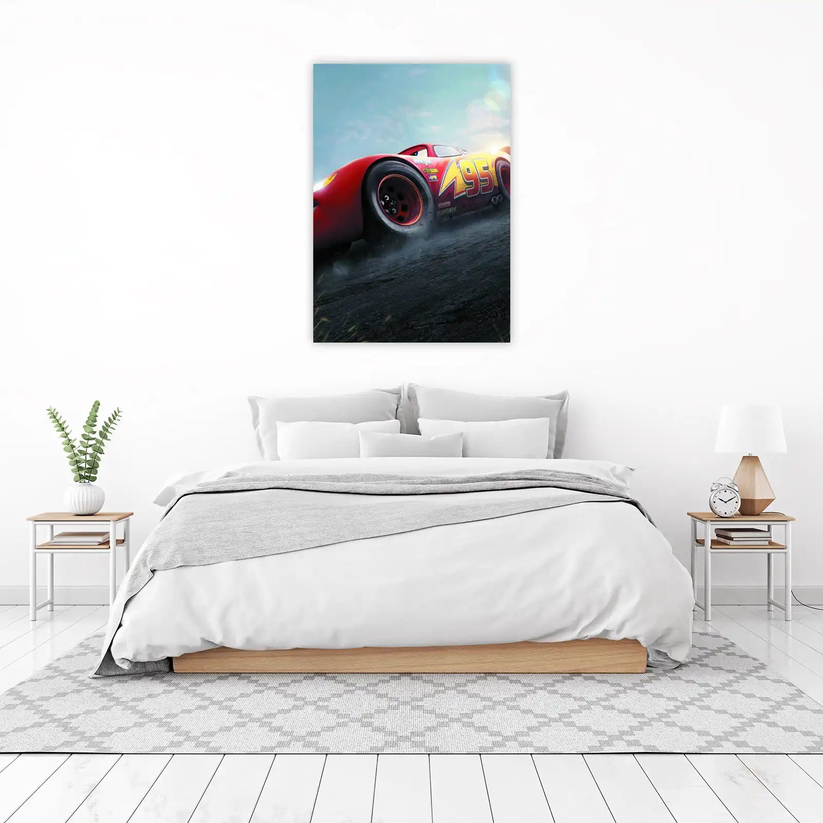 Lightning McQueen "95" Speed Wall Art