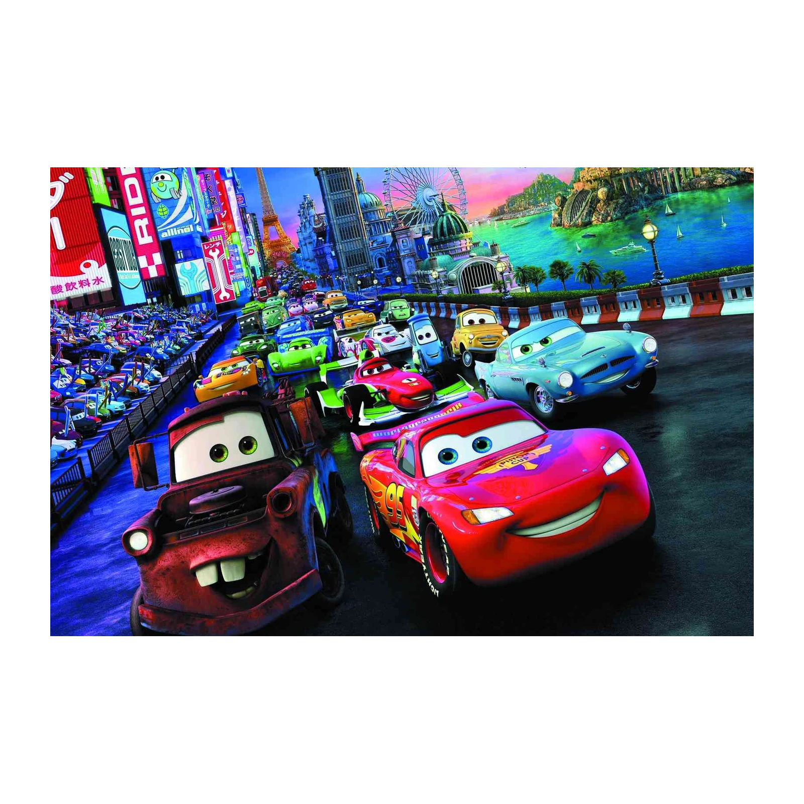 Lightning McQueen & Mater Racing Wall Art