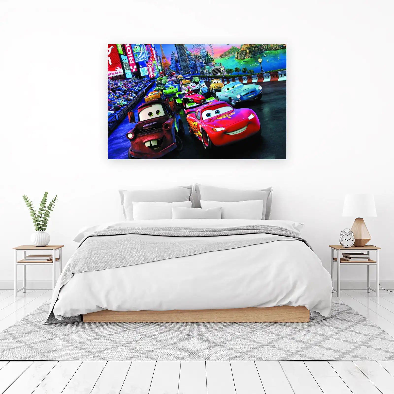 Lightning McQueen & Mater Racing Wall Art