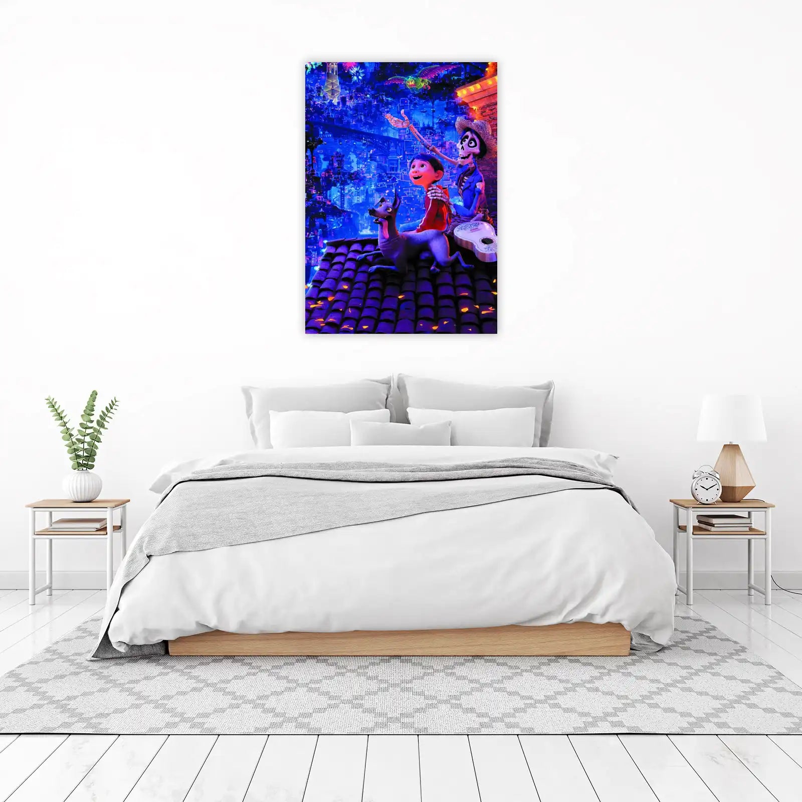 Magical Midnight Cityscape Wall Art