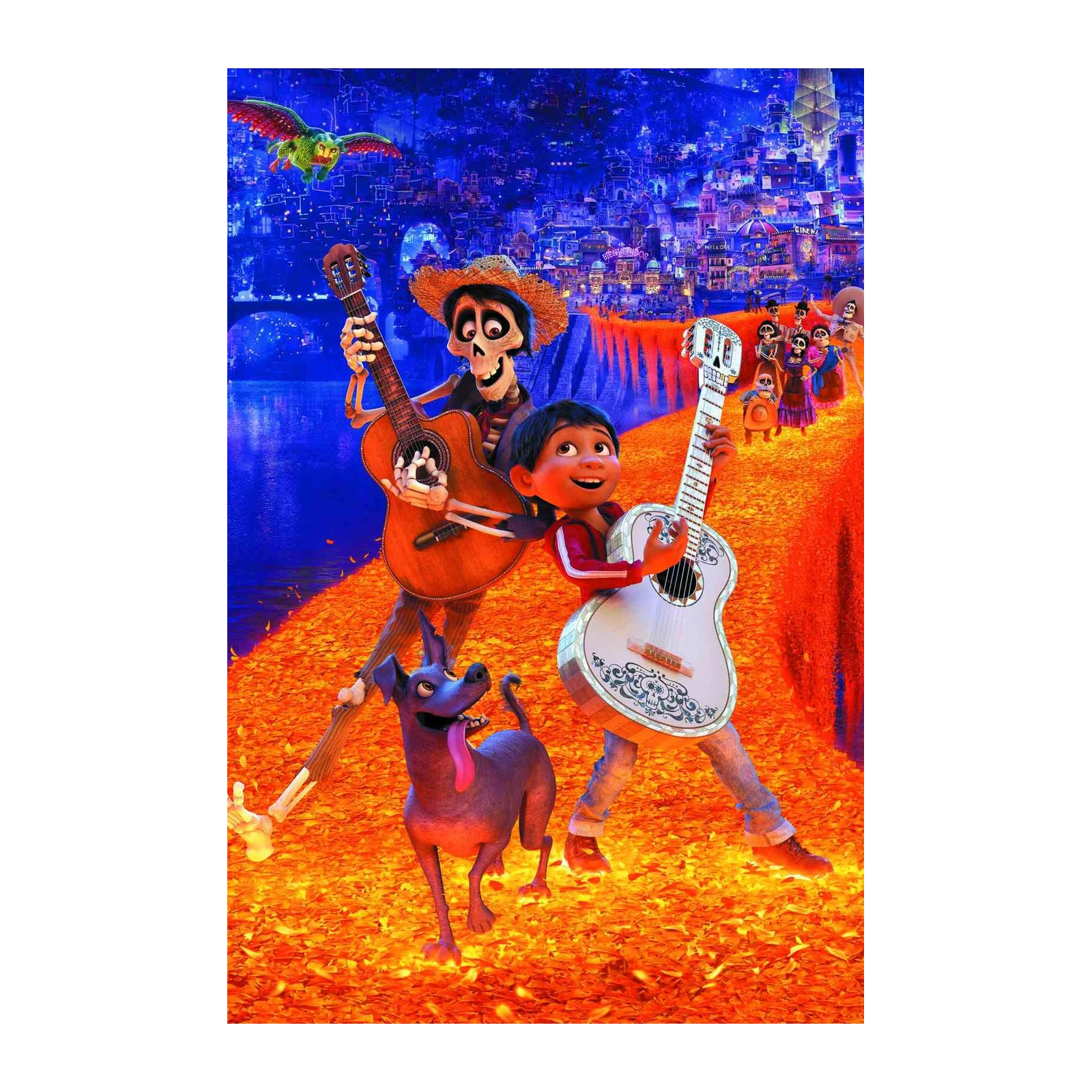 Coco Miguel Hector Guitar Day of Dead Wall Art