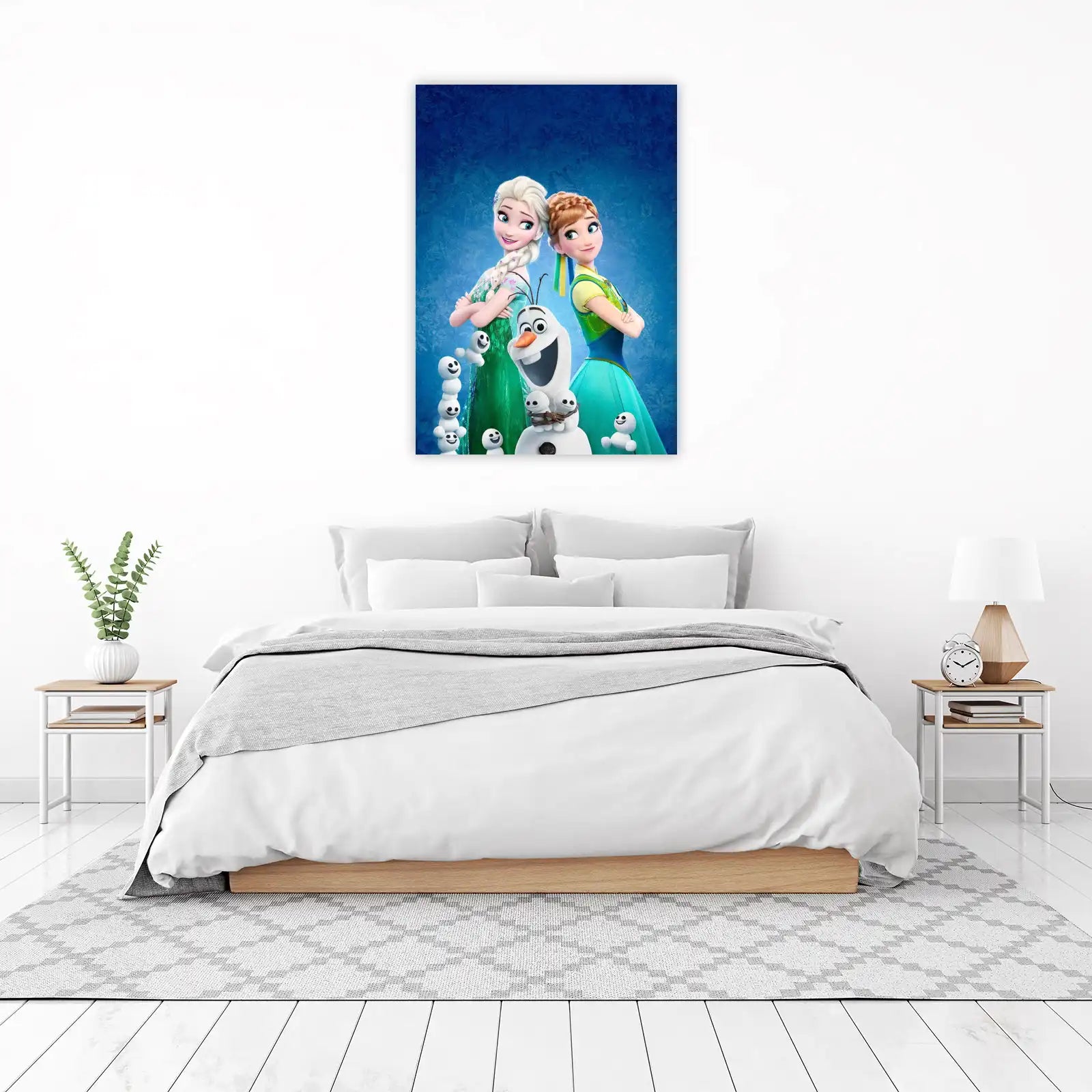 Frozen Sisters & Olaf Wall Art