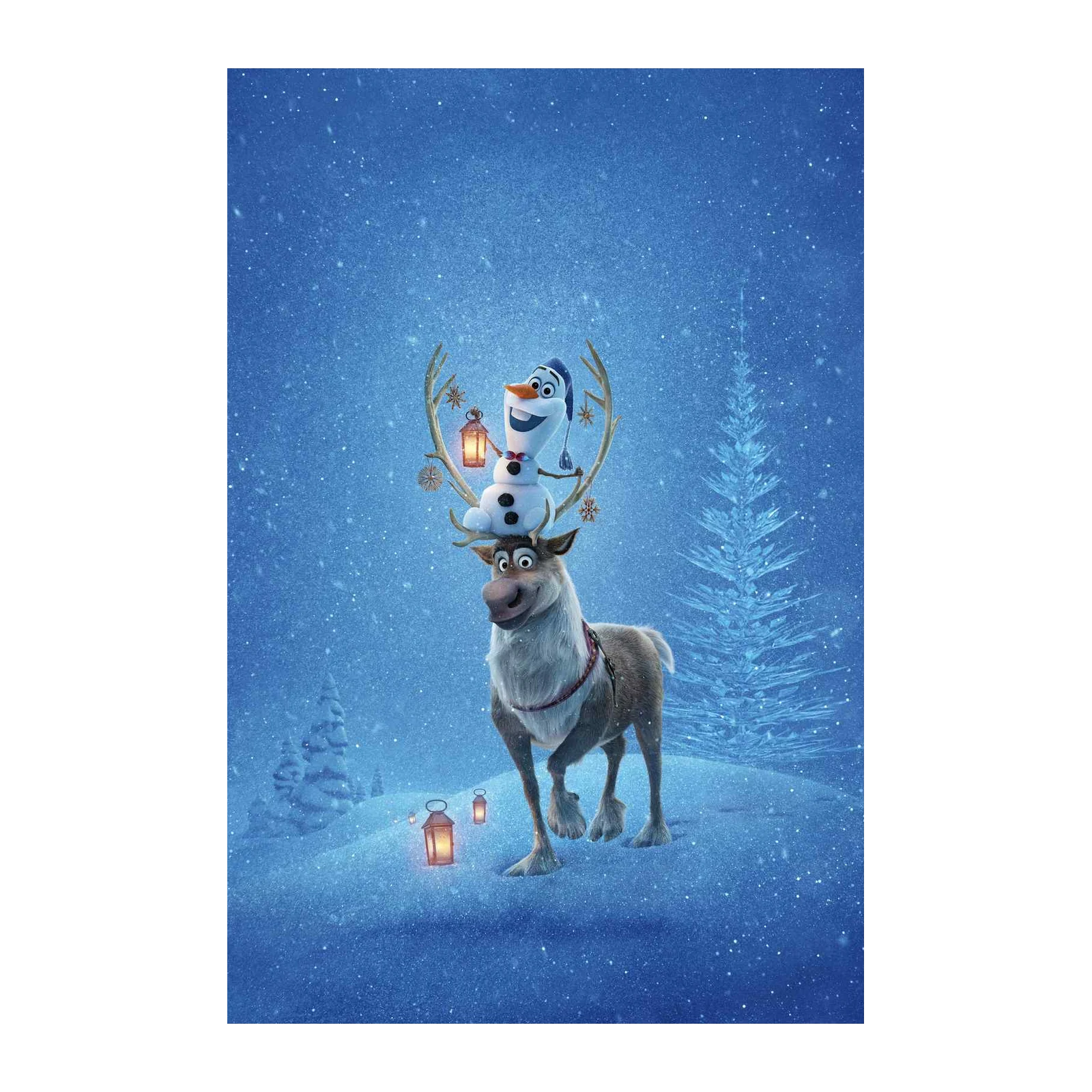 Olaf & Sven Winter Wonderland Wall Art