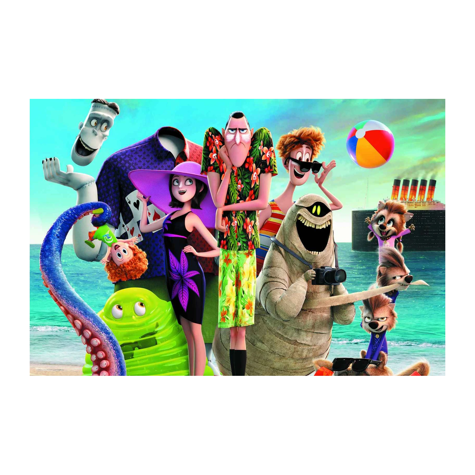Hotel Transylvania Beach Party Wall Art